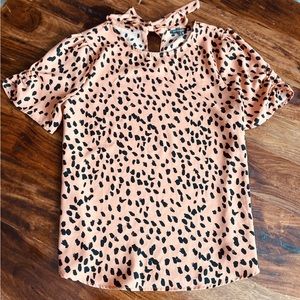 Papermoon, Claudia Ruched Short Sleeve Top